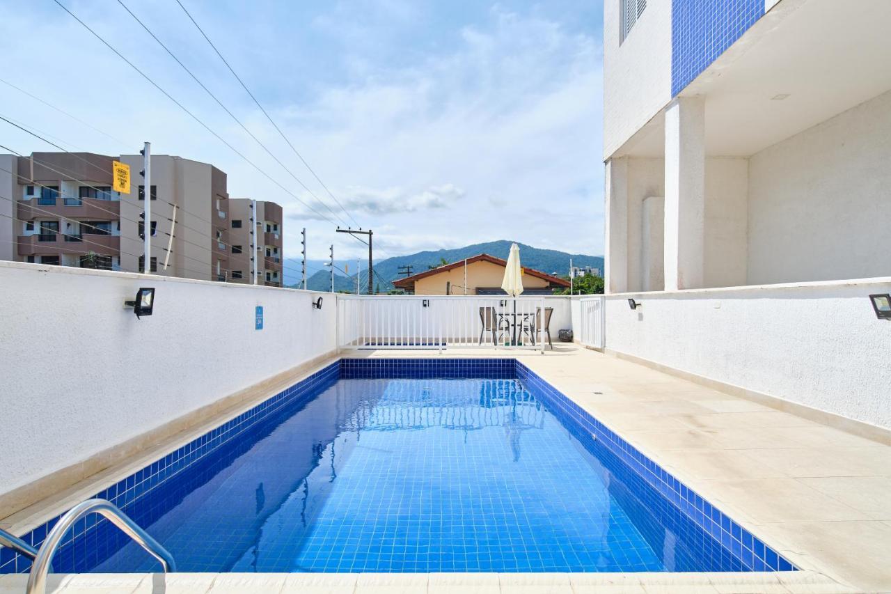 Dois Quartos, Sacada Com Churrasqueira, A 400 Mts Do Projeto Tamar E 800 Mts Do Aquario 우바투바 외부 사진